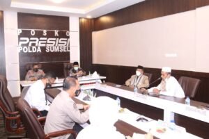 Kapolda Sumsel Audiensi Bersama Pengurus Nu, Tokoh Agama dan Ulama Kota Palembang