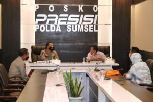 Kapolda Sumsel Audiensi dengan GM sumeks.co