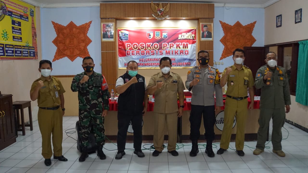 Forkopimda Kota Mojokerto Tinjau PPKM Mikro Gedongan