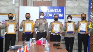 Satlantas Polres Gresik Raih Juara I Road Safety Partnership Action Korlantas Polri