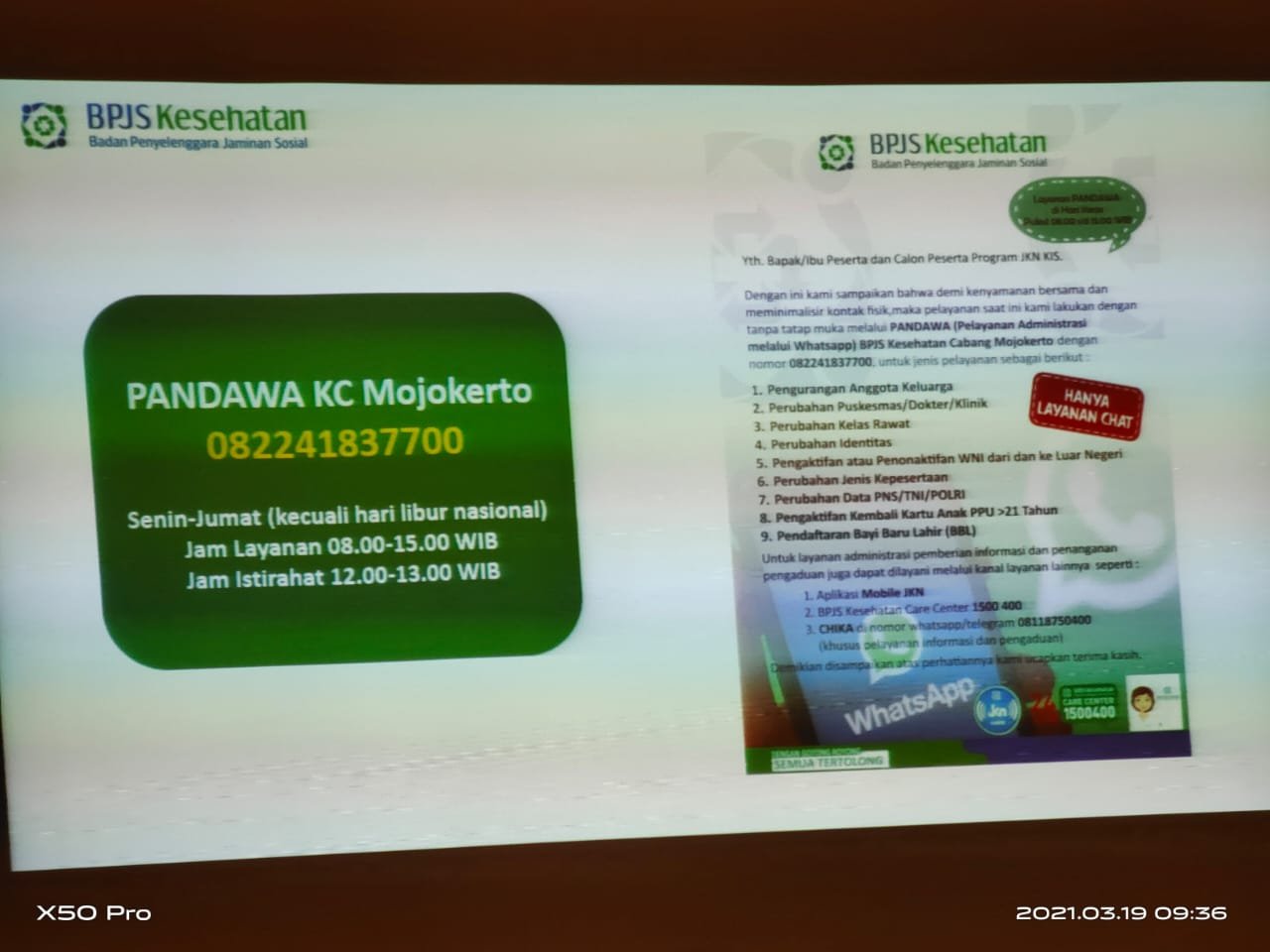 Layanan Pandawa BPJS Kesehatan Mojokerto