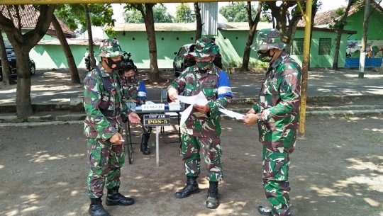 Uji Keterampilan Prajurit, Kodim 0815/Mojokerto Gelar UTP Jabatan