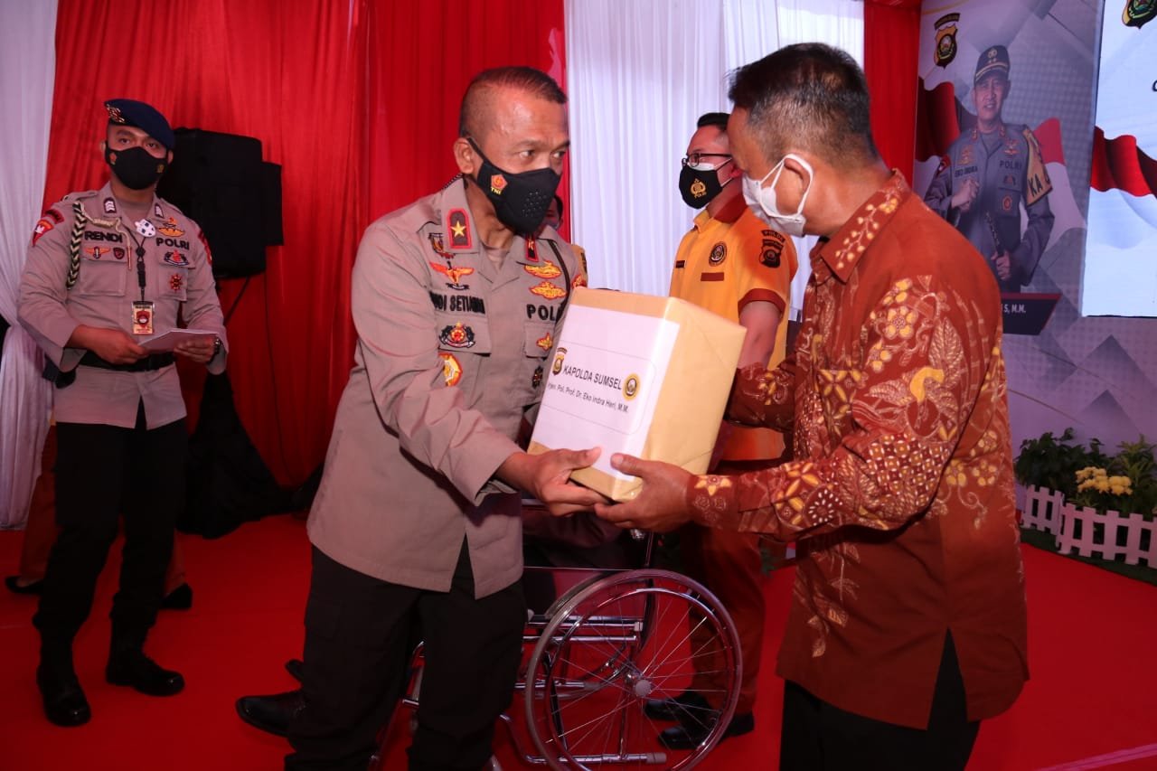 Kapolda Sumsel Launching Alat Kesehatan