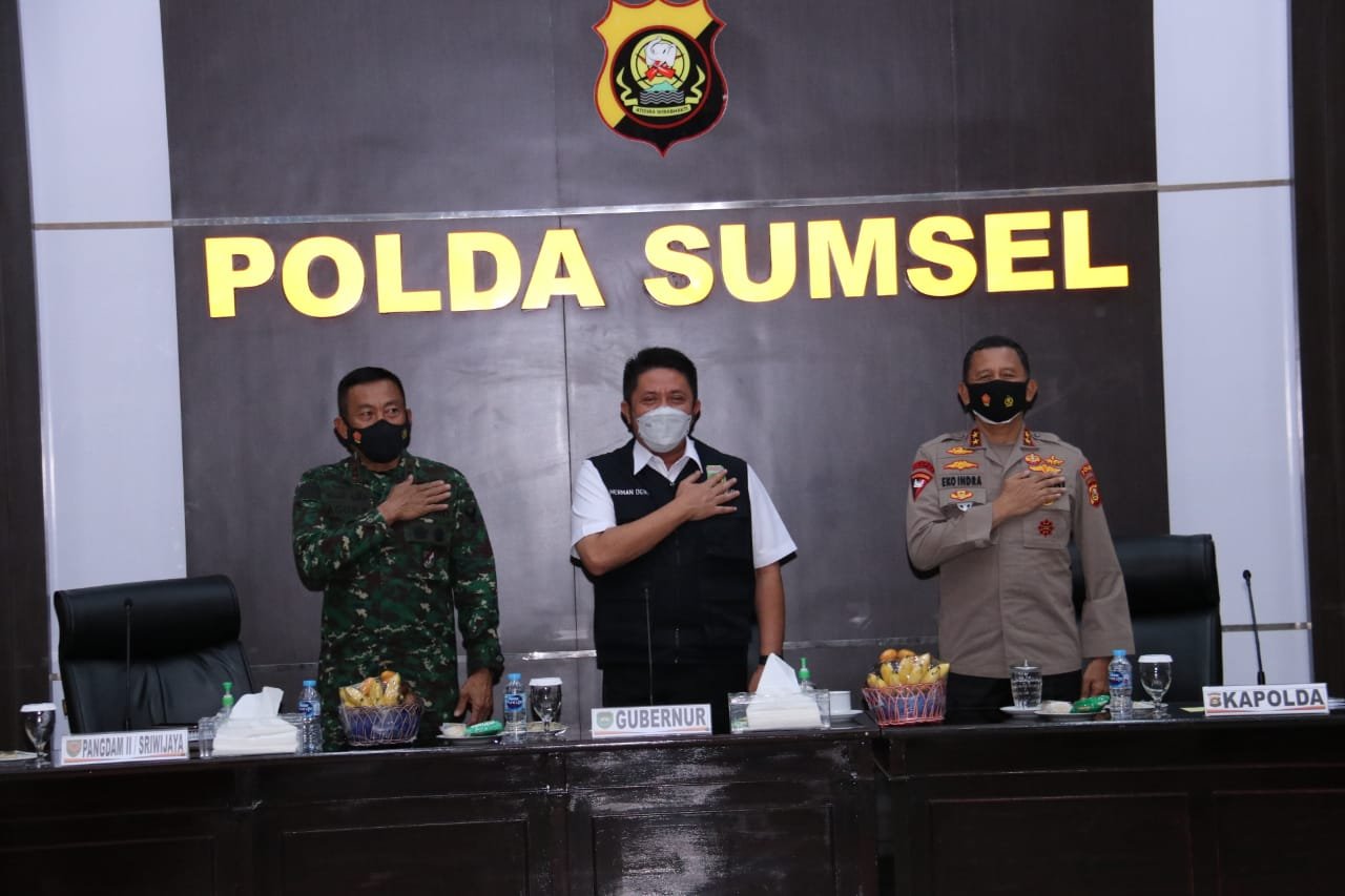 Forkompimda Sumsel ikuti Launching Etle Nasional Tahap 1