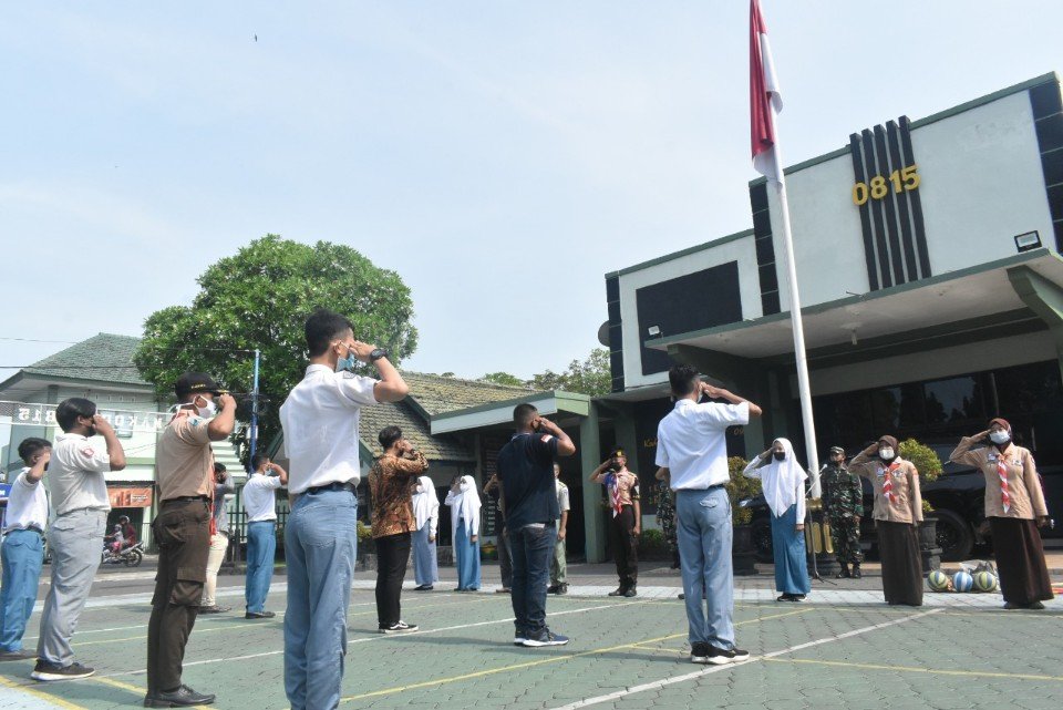 Kodim 0815/Mojokerto Perkuat Karakter Generasi Muda