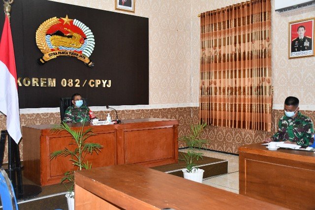 Danrem Ikuti Vicon Penanda Tanganan Kerjasama PT. PLN (Persero) dengan TNI AD