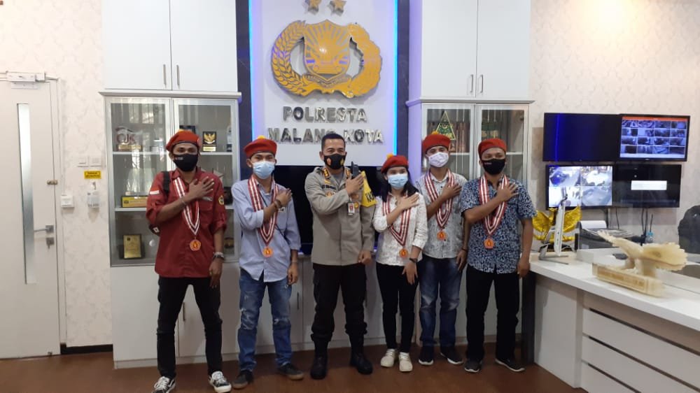 PMKRI Malang Audiensi dengan Kapolresta Malang Kota