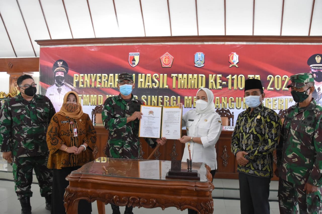 TMMD Ke-110 Tahun 2021 Secara Resmi Ditutup