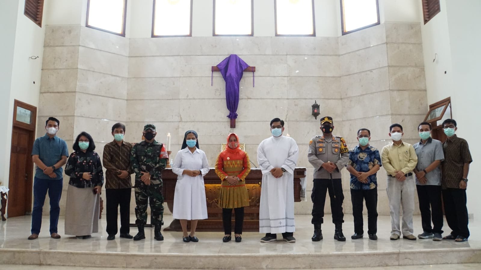 Jelang Paskah di Kota Mojokerto, Forkopimda Tinjau Kesiapan Gereja