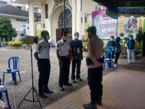 Dirpamobvit Polda Sumsel Cek dan Pam Gereja Hari Raya Paskah