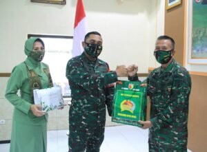 Dandim 0815/Mojokerto Pimpin Tradisi Pelepasan Kasdim 0815