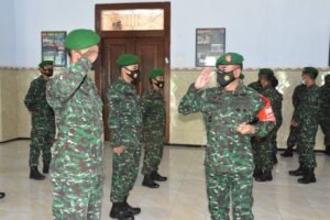Danrem 082/CPYJ Pimpin Acara Korps Raport Kenaikan Pangkat 1 April 2021