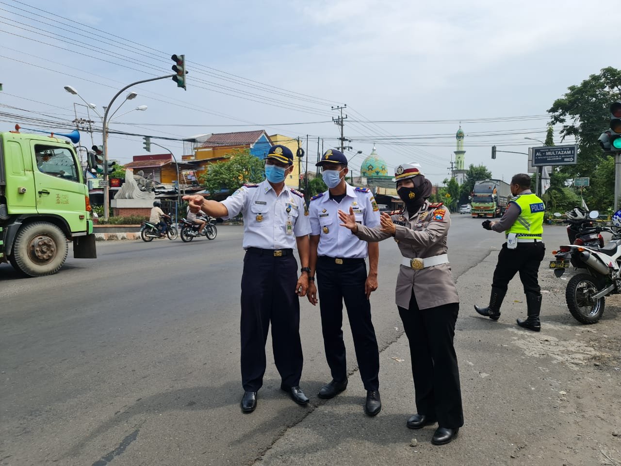 Jelang OKS 2021, Satlantas Polresta Mojokerto Fokus Kondisi Jalur Nasional