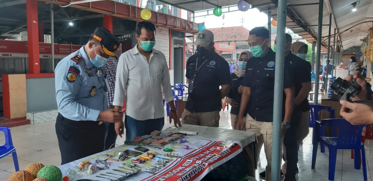 Polresta Mojoketo, Lapas dan BNNK Sosialisasi P4GN di Lapas Kelas IIB Mojokerto