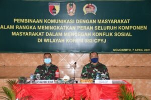 Cegah Konflik Sosial, Korem 082/CPYJ, Gelar Sosialisasi AGHT
