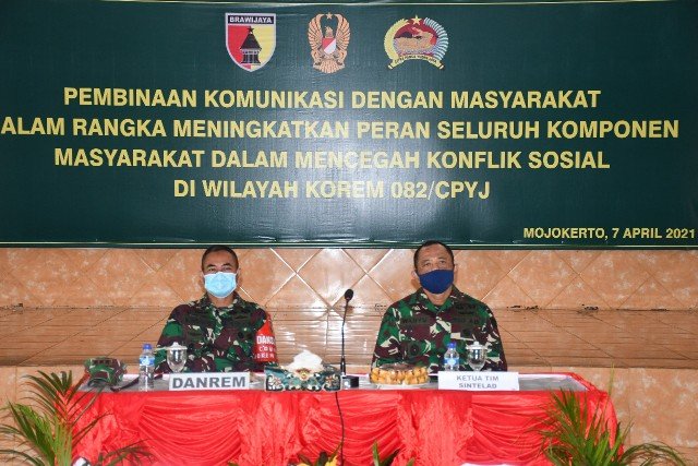 Cegah Konflik Sosial, Korem 082/CPYJ, Gelar Sosialisasi AGHT