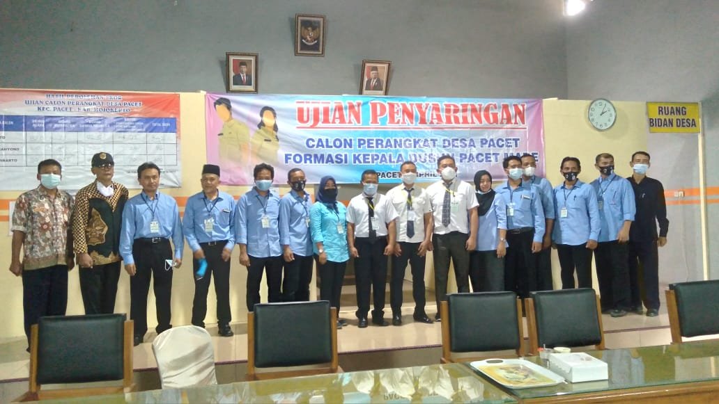 Pemdes Pacet Laksanakan Ujian Kepala Dusun Pacet Made