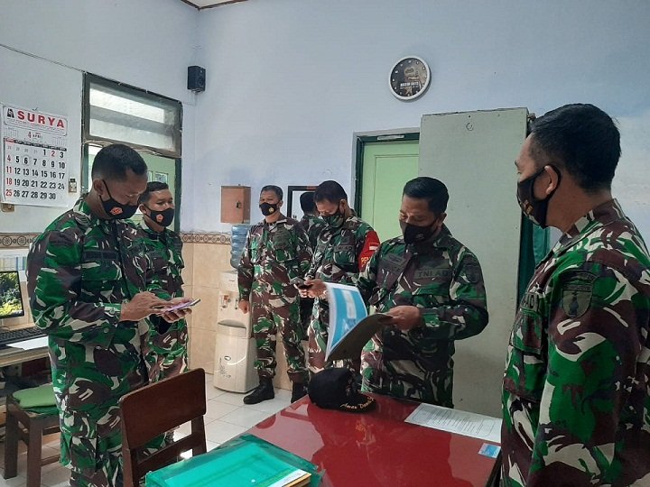 Tim Penilai Lomba Binter Kunjungi Kodim 0815/Mojokerto