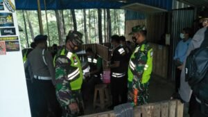 Kodim 0815 Bersama Polres – Satpol PP Gelar Opsgakplin Prokes Covid-19