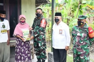 Kodim 0815/Mojokerto Gandeng ACT Salurkan Sembako