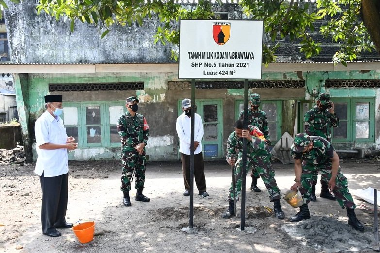 Dandim 0815/Mojokerto Turun Langsung Amankan Aset Kodam V/Brawijaya