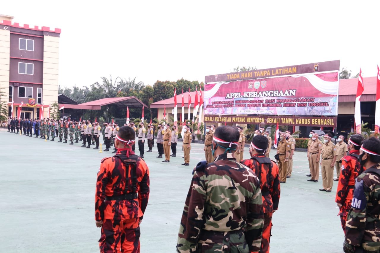 Inilah Gambaran Apel Kebangsaan di Provinsi Sumsel