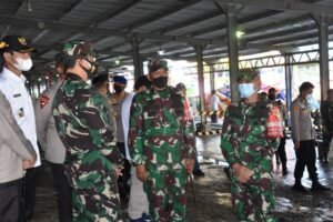 Danrem 082/CPYJ Dampingi Pangdam V/Brw Tinjau Lokasi yang Bakal Dikunjungi Presiden