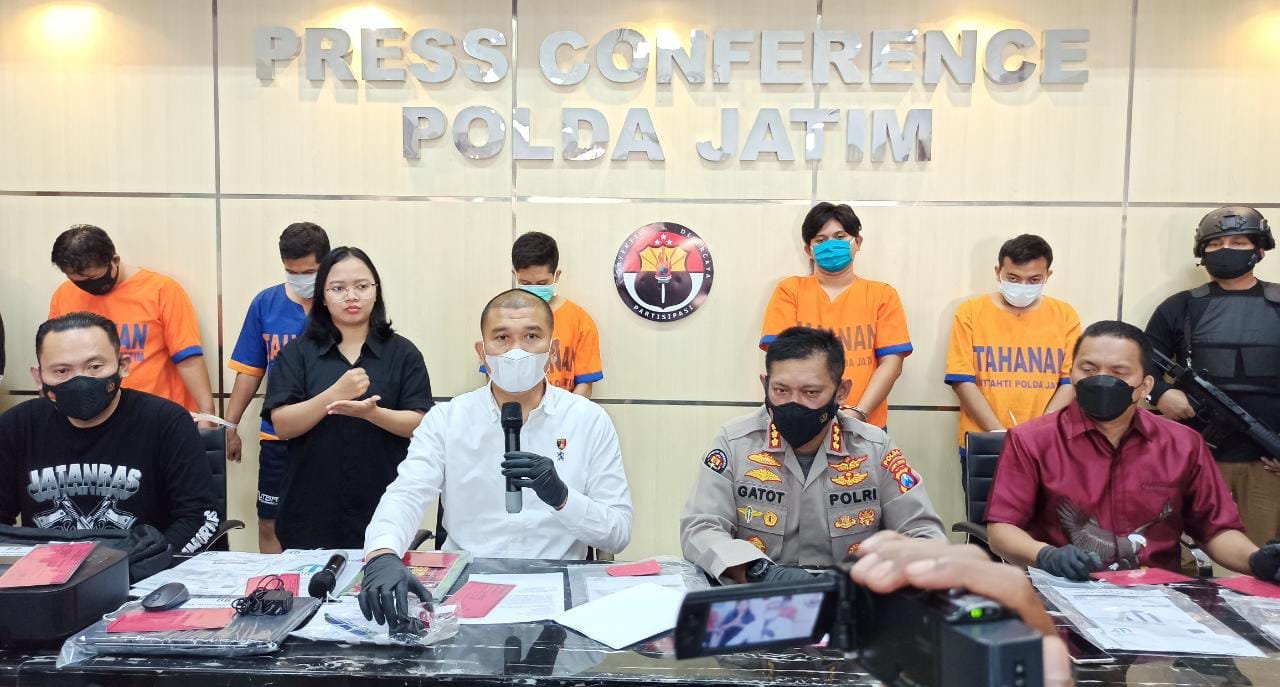 Subdit III Jatanras Ditreskrimum Polda Jatim Bongkar Sindikat Pembuat Hasil Swab Illegal