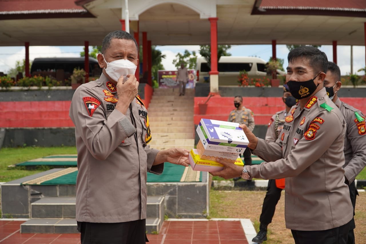 H+2, Kapolda Sumsel Tinjau Siswa SPN Polda Sumsel Betung