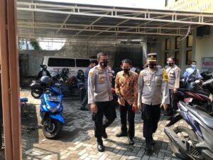 Petugas di 11 Titik Penjagaan Pos Pam Wilayah Hukum Polresta Mojokerto Jalani Sreening