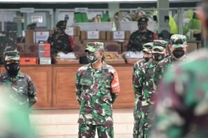 Danrem 082/CPYJ Sambut Kunker Waasops Panglima TNI Ke Yonmek 521/DY