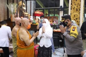 Perayaan Waisak di Maha Vihara Mojopahit Berlangsung Khidmat dan Sesuai Prokes