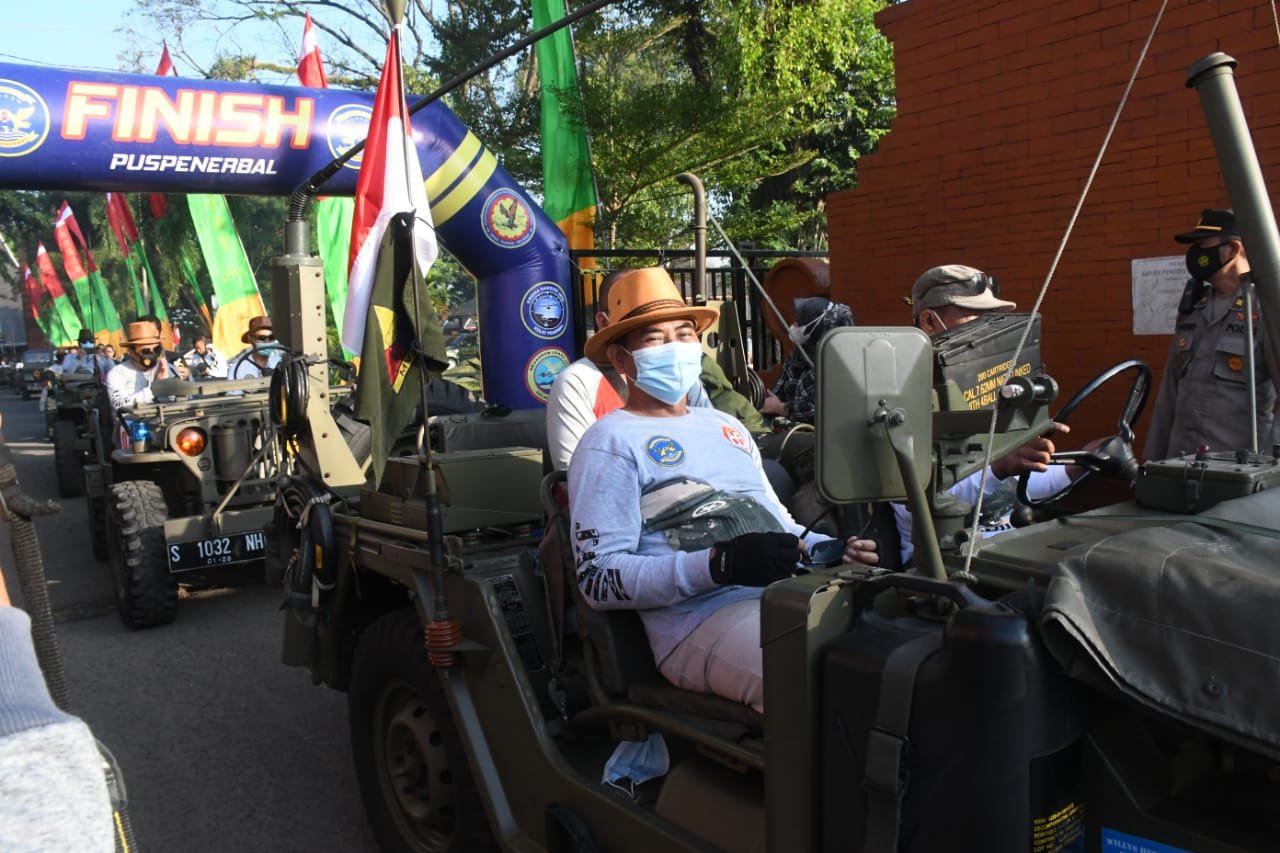 Danrem 082/ CPYJ Ikuti Kegiatan 65 Wilis Napak Tilas Candi-Candi Peninggalan Kerajaan Majapahit