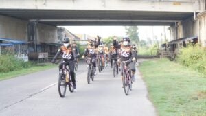 Danrem 082/CPYJ Gowes Bareng Presiden LCC