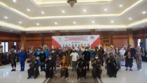 Kapolresta Mojokerto: Forkopimda Gunakan Pakaian Adat di Upacara hari Lahir Pancasila