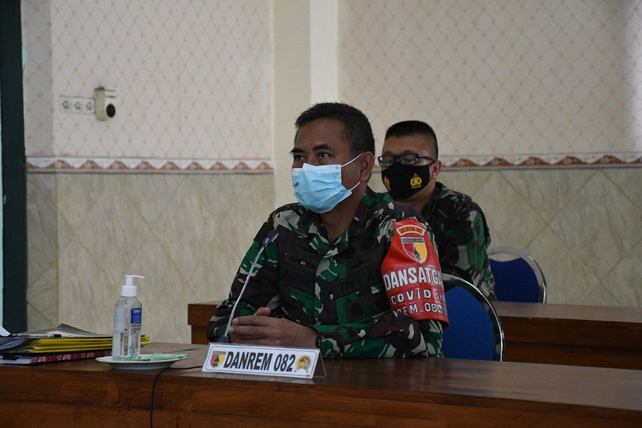 Danrem 082/CPYJ Kolonel M. Dariyanto Ikuti Rakor Antisipasi Kepulangan PMI