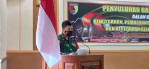 Tangkal Dampak Negatif Narkoba Kodim 0815/Mojokerto Sosialisasikan P4GN