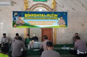 Polda Jatim dan Polresta Mojokerto beserta Polres Jajaran Serentak Ngaji Kitab Kuning