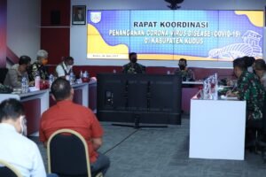Cek Penanganan Covid 19 di Kudus, Panglima TNI, Kapolri dan Kepala BNPB Perintahkan Ini