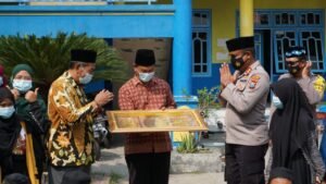 Jelang Pindah Tugas, Kapolresta Mojokerto Pamit di LKSA Muhammadiyah Gedeg