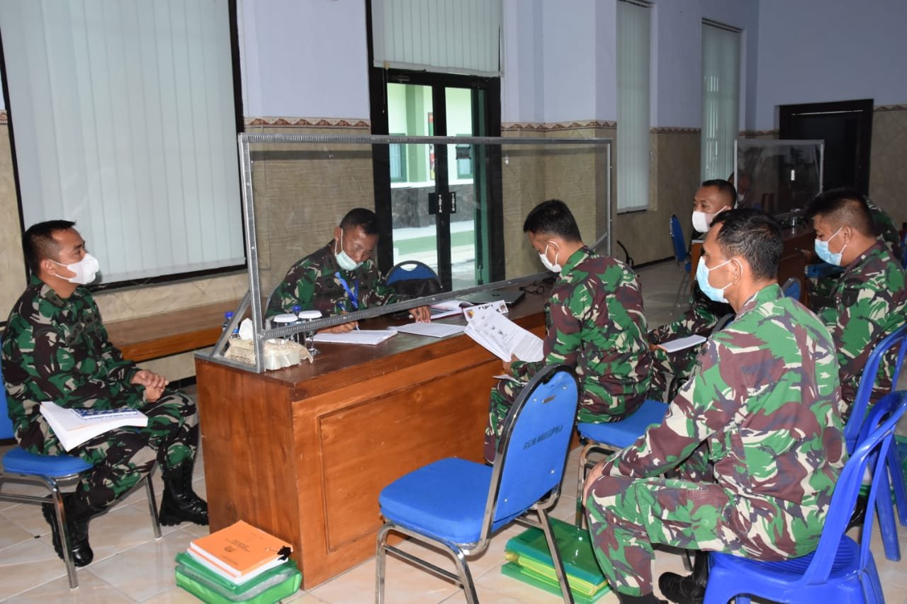 Korem 082/CPYJ Terima Kunjungan Tim Wasrik Itjenad