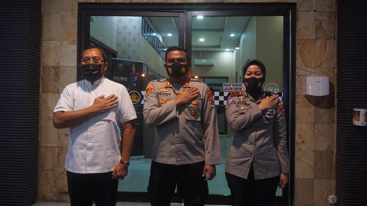 Jelang Pindah Tugas, Wakil Ketua DPRD II Provinsi Jatim Kunjungi AKBP Deddy Supriadi