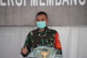 Danrem 082/ CPYJ Hadiri Buka TMMD KE 111 TA 2021 di Wilayah Kodim 0814/Jombang