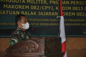 Korem 082/ CPYJ Terima Penyuluhan Hukum, Danrem: Hindari Pelanggaran dan Taati Hukum