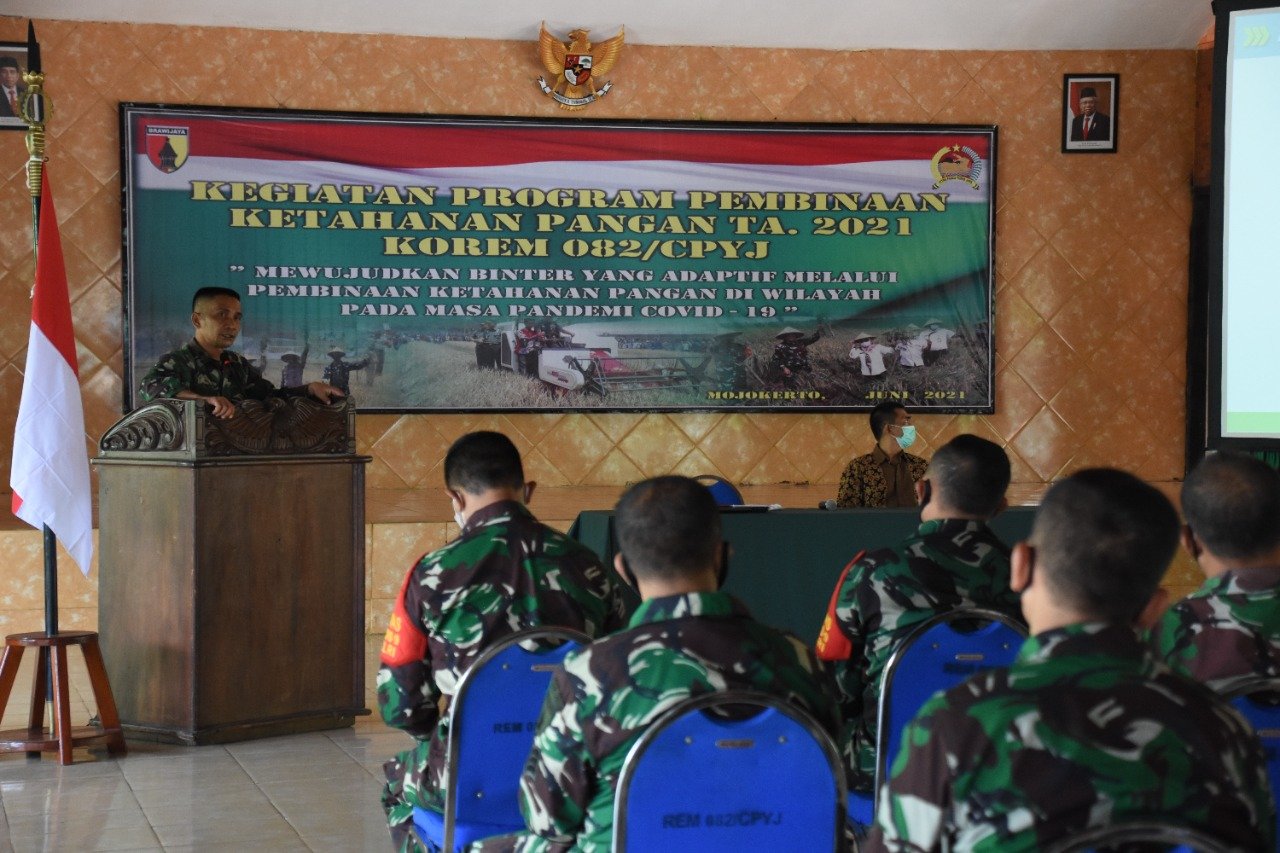 Korem 082/CPYJ Gelar Sosialisasi Pembinaan Ketahanan Pangan