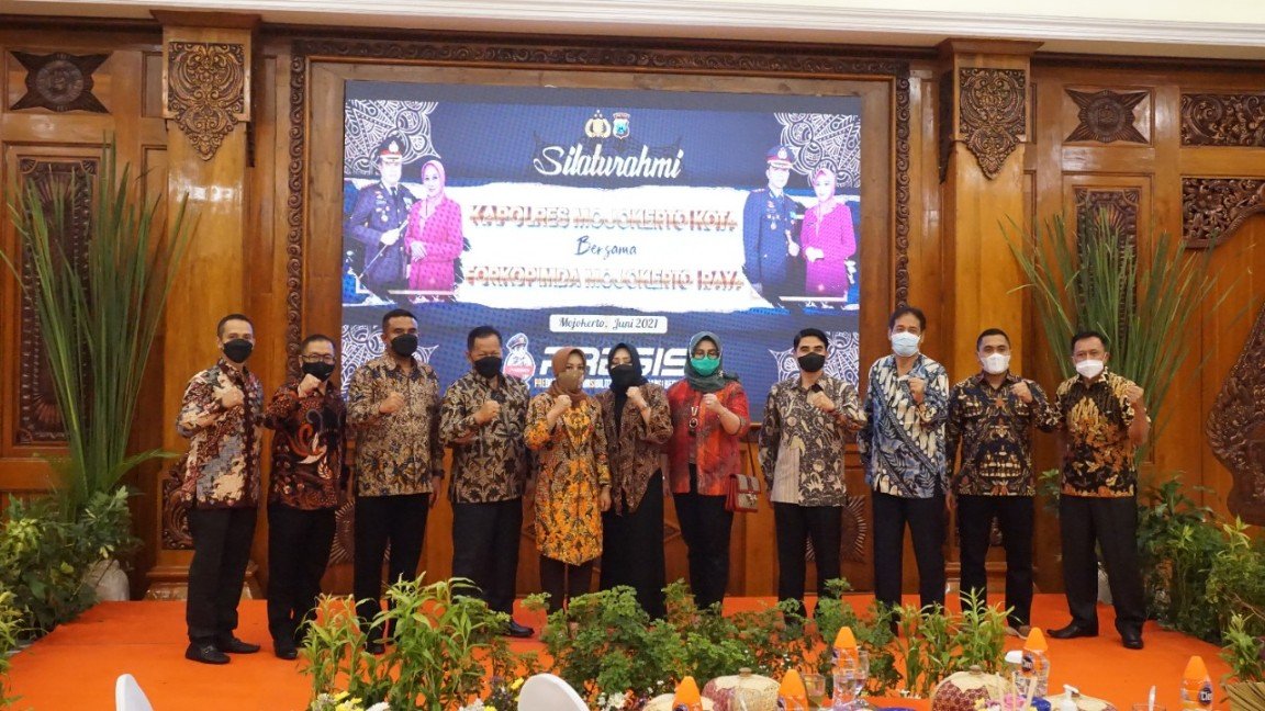 Malam Silaturahmi Kapolresta Mojokerto Bersama Forkopimda