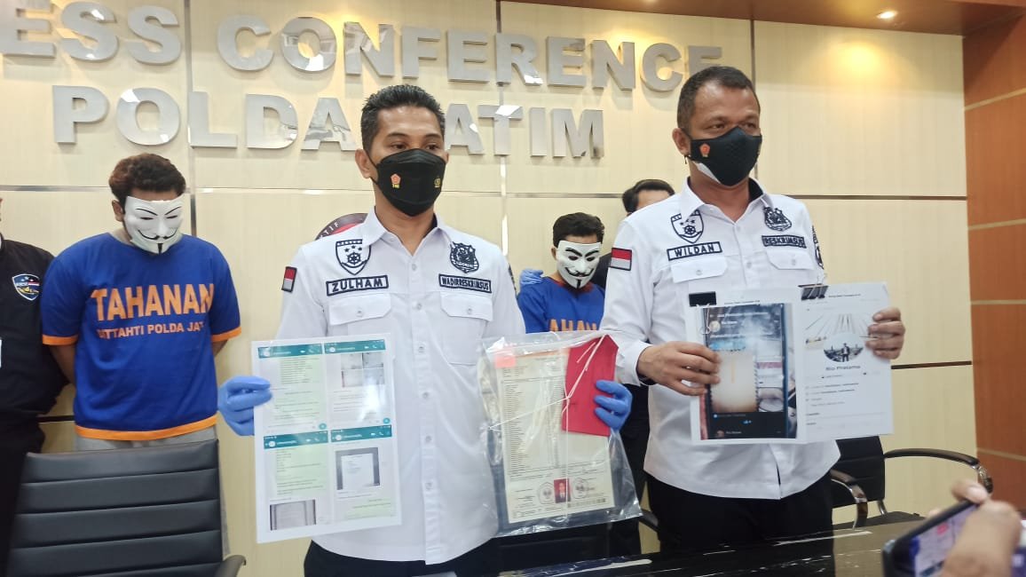 Ditreskrimsus Polda Jatim Bongkar Sindikat Pembuatan Ijazah Palsu Illegal