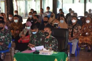 Kasad Beri Pengarahan kepada Orang Tua Calon Taruna Akmil di Sub Panda Korem 082/ CPYJ Secara Virtual