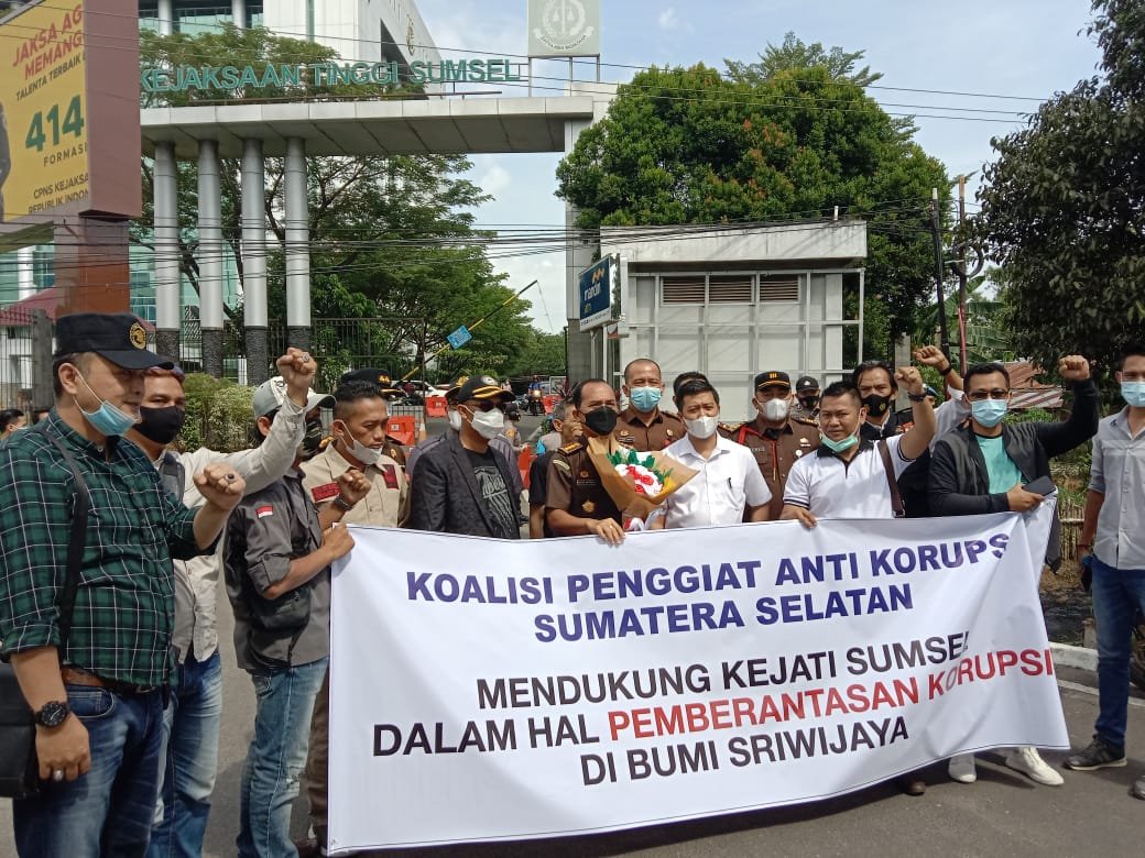 Koalisi Penggiat Anti Korupsi Sumsel Dukung Kejati Tuntaskan Kasus Korupsi Masjid Sriwijaya