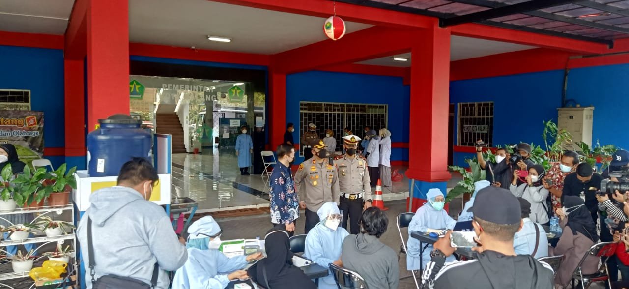 Kapolresta Malang Kota Cek Pelayanan Arema Police Sobo Kelurahan